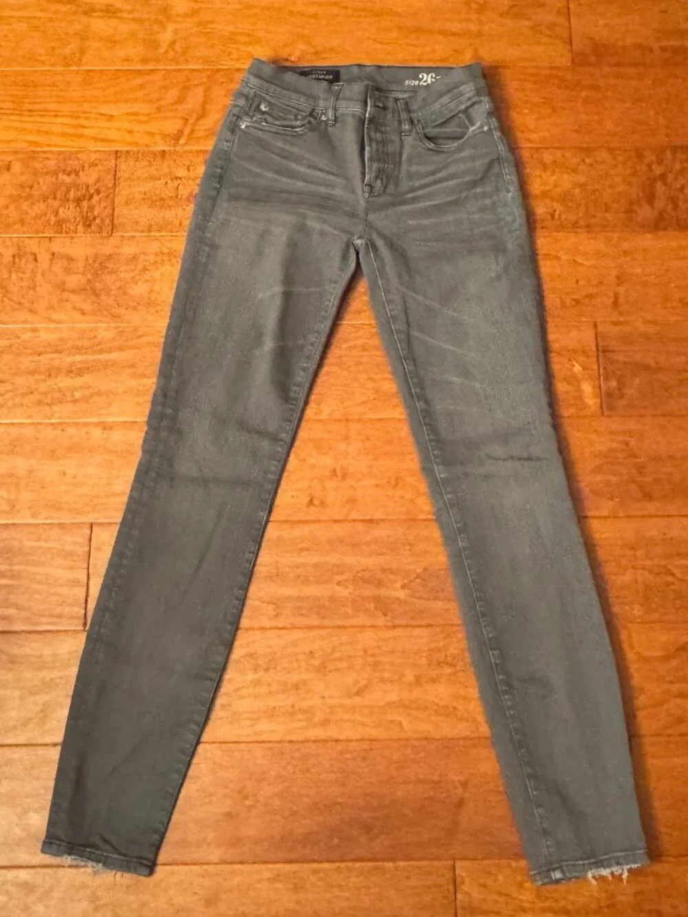 J Crew Tooth Pick Jeans - Grey